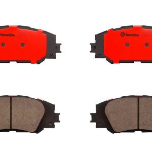 Brembo Brake Pad, Nao, Fmsi Number D1210-8969, Ceramic, Set of 4, With Hardware – P83155N