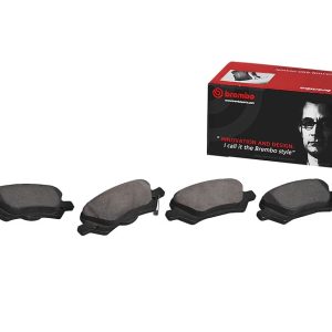 Brembo Brake Pad, Nao, Fmsi Number D1402-8510, Ceramic, Set of 4, With Hardware – P83158N