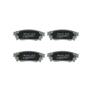 Brembo Brake Pad, Nao, Fmsi Number D1805-9039, Ceramic, Set of 4 – P83166N