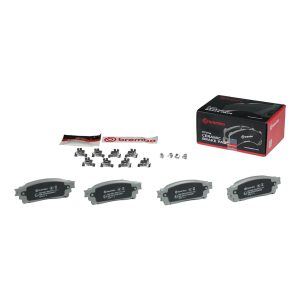 Brembo Brake Pad, Nao, Fmsi Number D1805-9039, Ceramic, Set of 4 – P83166N