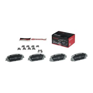 Brembo Brake Pad, Nao, Fmsi Number D2076-9311, Ceramic, Set of 4 – P83172N