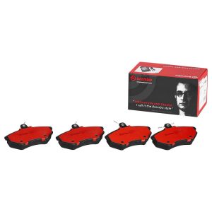 Brembo Brake Pad, Nao, Fmsi Number D684-7571, Ceramic, Set of 4, With Hardware – P85011N
