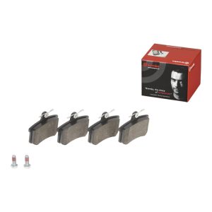 Brembo Brake Pad, Fmsi Number D228-7144, Low-Metallic, Set of 4, With Hardware – P85013