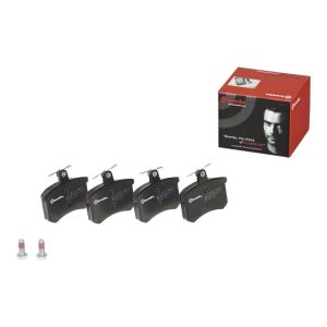 Brembo Brake Pad, Fmsi Number D228-7144, Low-Metallic, Set of 4, With Hardware – P85013