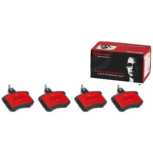 Brembo Brake Pad, Nao, Fmsi Number D851-7727, Ceramic, Set of 4, With Hardware – P85013N