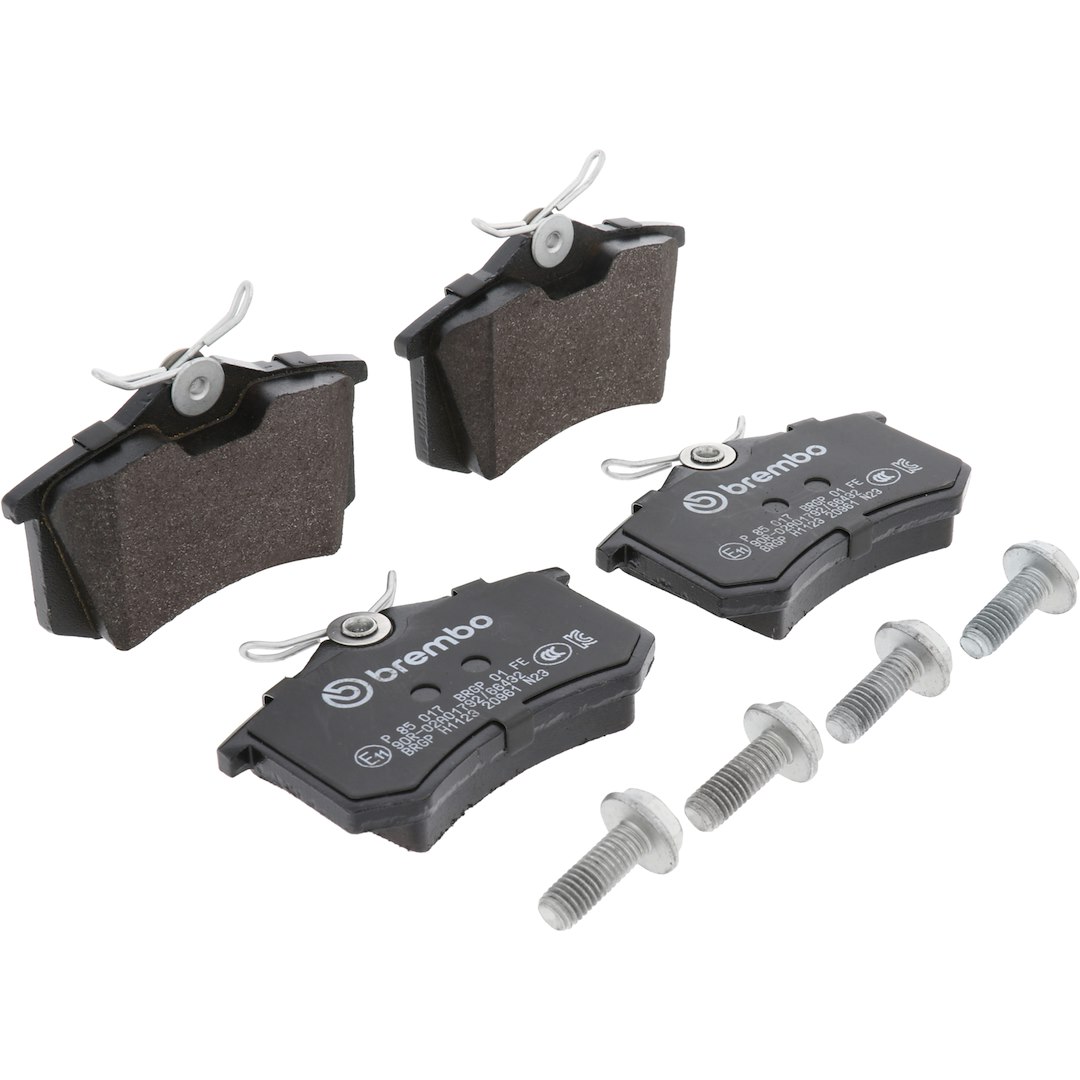Brembo Brake Pad, Fmsi Number D1112-8216, Low-Metallic, Set of 4, With Hardware – P85017