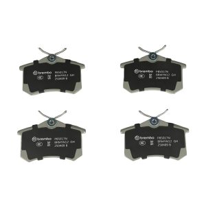Brembo Brake Pad, Nao, Fmsi Number D1112-8216, Ceramic, Set of 4, With Hardware – P85017N