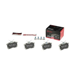 Brembo Brake Pad, Nao, Fmsi Number D1112-8216, Ceramic, Set of 4, With Hardware – P85017N