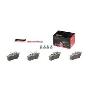Brembo Brake Pad, Nao, Fmsi Number D1112-8216, Ceramic, Set of 4, With Hardware – P85017N