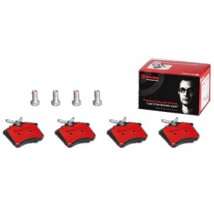 Brembo Brake Pad, Nao, Fmsi Number D1112-8216, Ceramic, Set of 4, With Hardware – P85017N