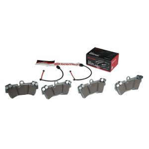 Brembo Brake Pad, Nao, Fmsi Number D977-7878/ D1014-7878, Ceramic, Set of 4 – P85065N