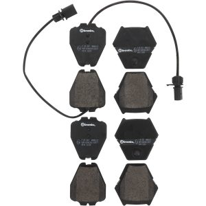 Brembo Brake Pad, Fmsi Number D839-7725, Low-Metallic, Set of 4 – P85067
