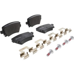 Brembo Brake Pad, Fmsi Number D1108-8213, Low-Metallic, Set of 4, With Hardware – P85073
