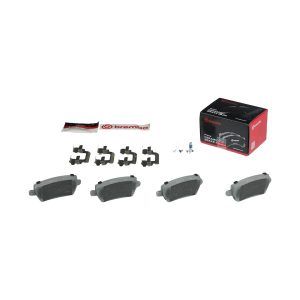 Brembo Brake Pad, Nao, Fmsi Number D1108-8213, Ceramic, Set of 4, With Hardware – P85073N