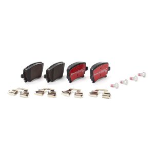 Brembo Brake Pad, Xtra Line, Fmsi Number D1108-8213, Low-Metallic, Set of 4, With Mounting Hardware – P85073X