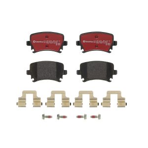 Brembo Brake Pad, Xtra Line, Fmsi Number D1108-8213, Low-Metallic, Set of 4, With Mounting Hardware – P85073X