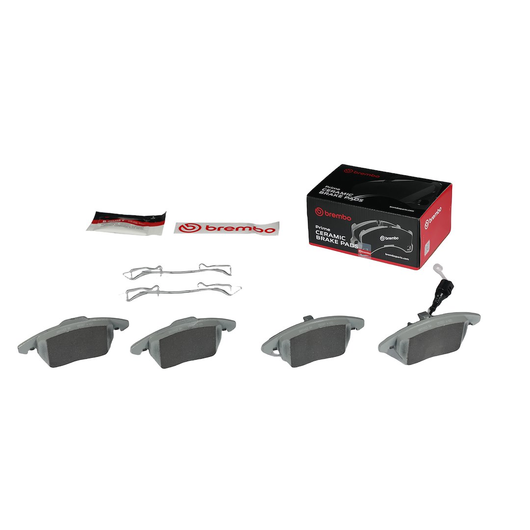 Brembo Brake Pad, Nao, Fmsi Number D1107-8760/ D1107-8212, Ceramic, Set of 4 – P85075N