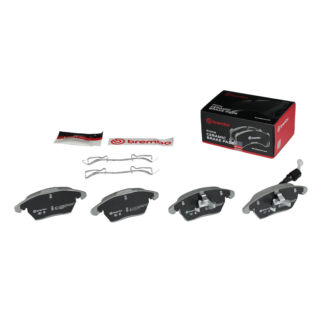 Brembo Brake Pad, Nao, Fmsi Number D1107-8760/ D1107-8212, Ceramic, Set of 4 – P85075N