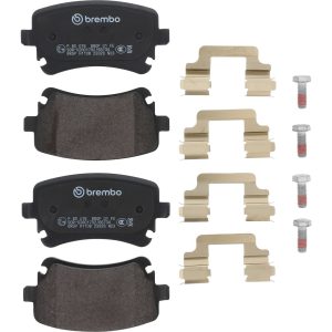 Brembo Brake Pad, Fmsi Number D1018-7921, Low-Metallic, Set of 4, With Hardware – P85076