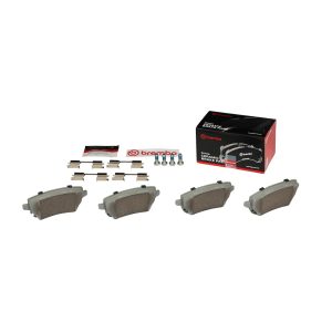 Brembo Brake Pad, Nao, Fmsi Number D1018-7921, Ceramic, Set of 4, With Hardware – P85076N