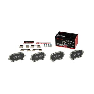 Brembo Brake Pad, Nao, Fmsi Number D1018-7921, Ceramic, Set of 4, With Hardware – P85076N