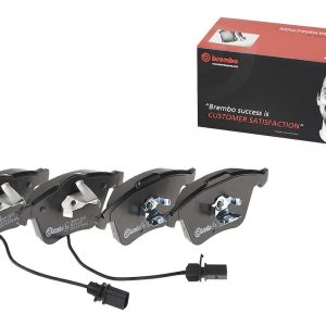 Brembo Brake Pad, Fmsi Number D1111-7796, Low-Metallic, Set of 4 – P85084