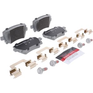 Brembo Brake Pad, Nao, Fmsi Number D1108-8213, Ceramic, Set of 4, With Hardware/ Brake Caliper Screws – P85095N