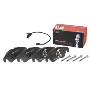 Brembo Brake Pad, Fmsi Number D1322-8434, Low-Metallic, Set of 4, With Hardware – P85098