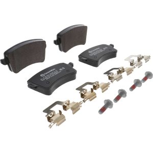 Brembo Brake Pad, Fmsi Number D1386-8494, Low-Metallic, Set of 4, With Hardware – P85099