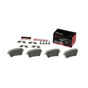 Brembo Brake Pad, Nao, Fmsi Number D1386-8494, Ceramic, Set of 4, With Hardware – P85099N