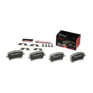 Brembo Brake Pad, Nao, Fmsi Number D1386-8494, Ceramic, Set of 4, With Hardware – P85099N