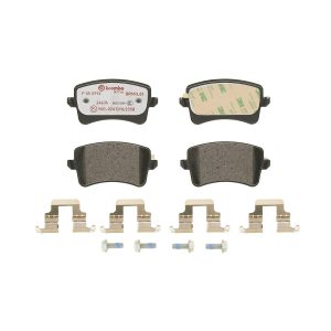 Brembo Brake Pad, Xtra Line, Fmsi Number D1386-8494, Low-Metallic, Set of 4, With Mounting Hardware – P85099X
