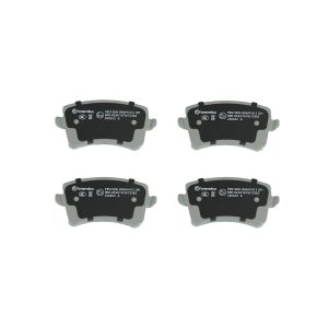 Brembo Brake Pad, Nao, Fmsi Number D1386-8494, Ceramic, Set of 4, With Hardware/ Brake Caliper Screws – P85100N