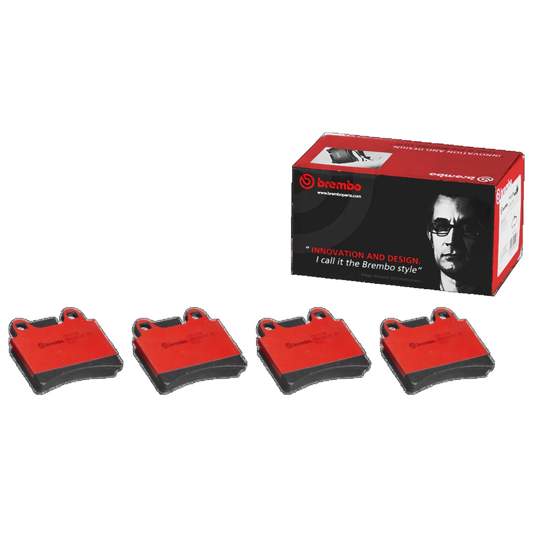 Brembo Brake Pad, Nao, Fmsi Number D1277-8393, Ceramic, Set of 4 – P85111N