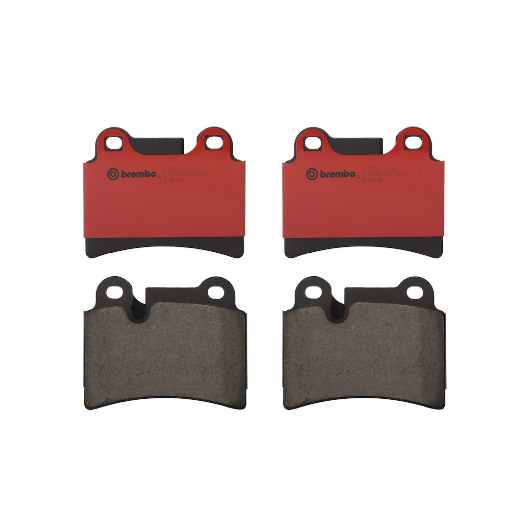 Brembo Brake Pad, Nao, Fmsi Number D1277-8393, Ceramic, Set of 4 – P85111N