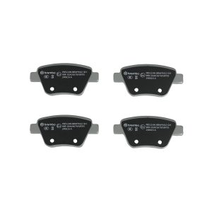 Brembo Brake Pad, Nao, Fmsi Number D1456-8656, Ceramic, Set of 4, With Hardware – P85114N