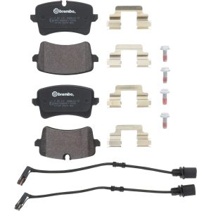 Brembo Brake Pad, Fmsi Number D1547-8755, Low-Metallic, Set of 4, With Hardware – P85117