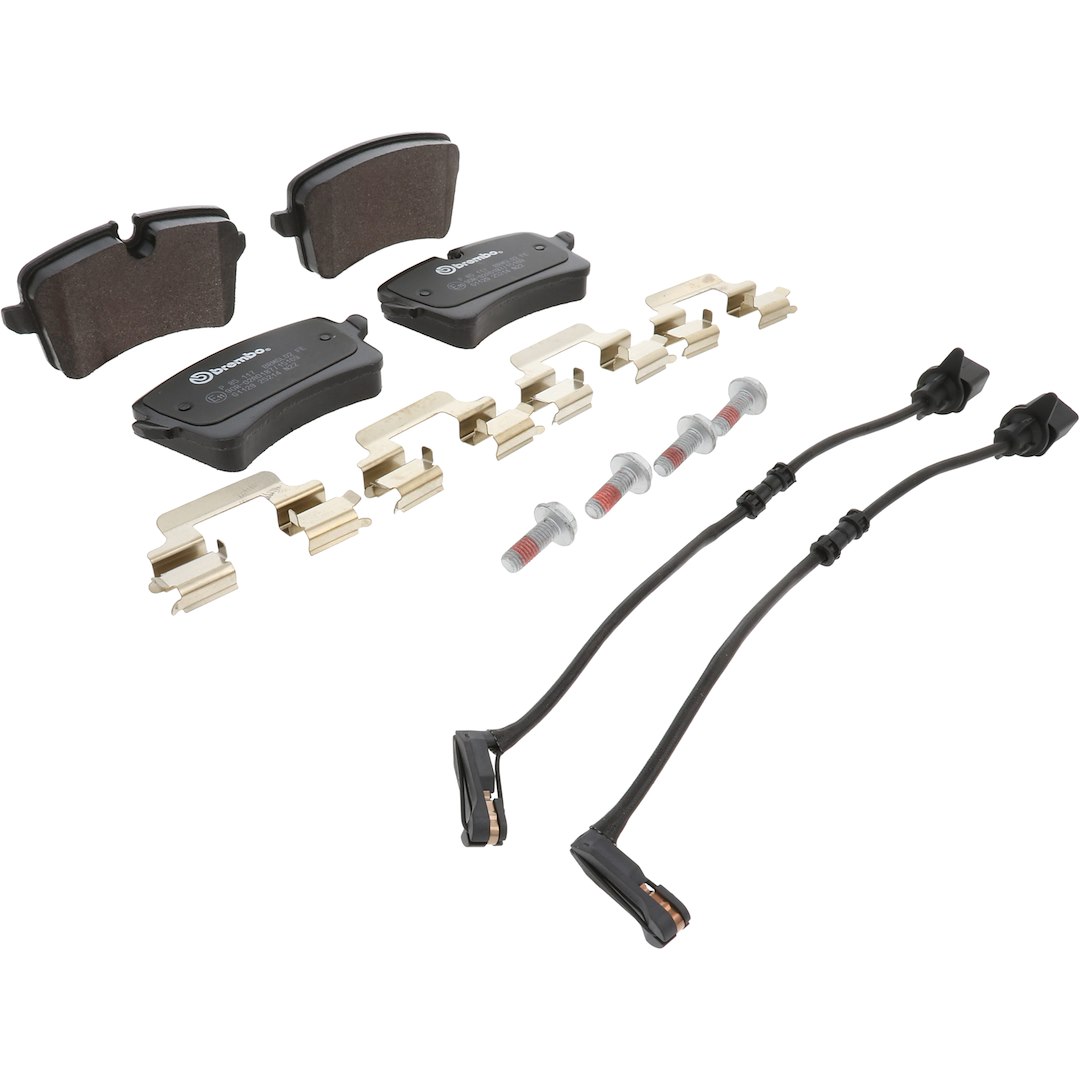 Brembo Brake Pad, Fmsi Number D1547-8755, Low-Metallic, Set of 4, With Hardware – P85117