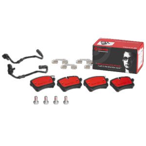 Brembo Brake Pad, Nao, Fmsi Number D1547-8755, Ceramic, Set of 4, With Hardware – P85117N