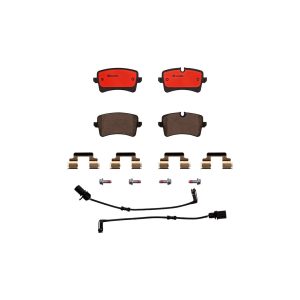 Brembo Brake Pad, Nao, Fmsi Number D1547-8755, Ceramic, Set of 4, With Hardware – P85117N
