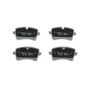 Brembo Brake Pad, Nao, Fmsi Number D1547-8755, Ceramic, Set of 4, With Hardware/ Brake Caliper Screws – P85119N