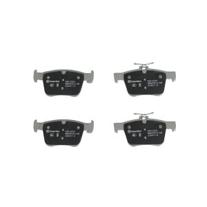 Brembo Brake Pad, Nao, Fmsi Number D1761-8990, Ceramic, Set of 4 – P85125N
