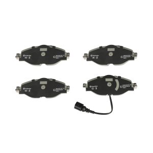Brembo Brake Pad, Nao, Fmsi Number D1760-8989, Ceramic, Set of 4, With Hardware/ Brake Caliper Screws – P85126N