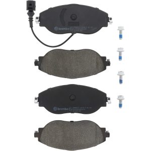 Brembo Brake Pad, Fmsi Number D1633-8849, Low-Metallic, Set of 4, With Hardware – P85131