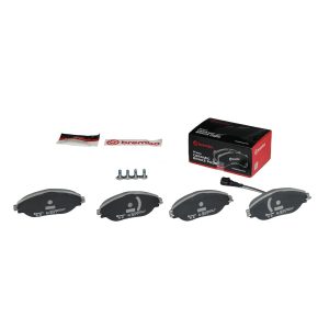 Brembo Brake Pad, Nao, Fmsi Number D1633-8849, Ceramic, Set of 4, With Hardware – P85131N
