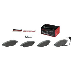 Brembo Brake Pad, Nao, Fmsi Number D1633-8849, Ceramic, Set of 4, With Hardware – P85131N