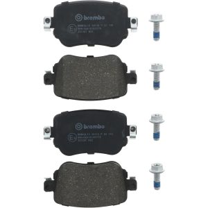 Brembo Brake Pad, Fmsi Number D1779-9008, Low-Metallic, Set of 4, With Brake Caliper Screws – P85140