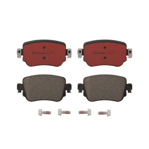Brembo Brake Pad, Nao, Fmsi Number D1779-9008, Ceramic, Set of 4, With Hardware – P85140N