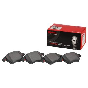 Brembo Brake Pad, Nao, Fmsi Number D1322-8434, Ceramic, Set of 4, With Brake Caliper Screws – P85145N