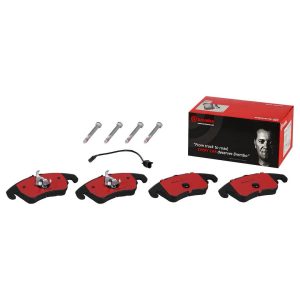 Brembo Brake Pad, Nao, Fmsi Number D1322-8434, Ceramic, Set of 4, With Brake Caliper Screws – P85145N